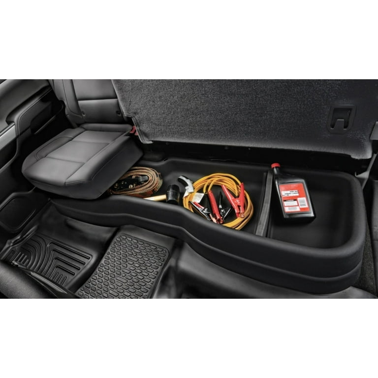 Husky 09041 Fits 2014-2019 Silverado/Sierra 1500 Under Seat Black Storage Box 